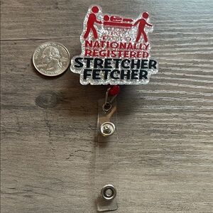 Medical field worker badge reel